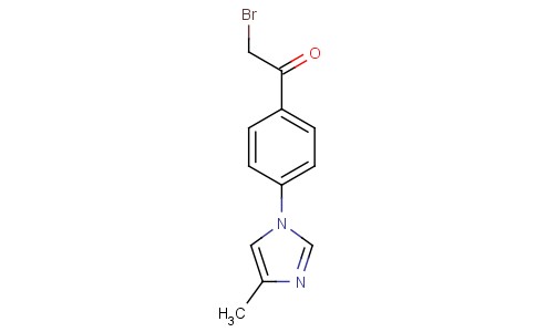 2-溴--1-(4-(4-甲基-1H-咪唑-1-基)苯基)乙酮