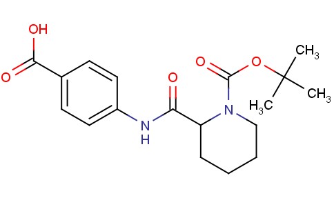 4-(1-(叔丁氧羰基)哌啶-6-羰酰胺基)苯甲酸