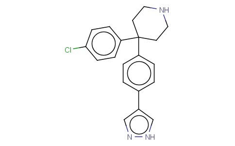 4-(4-氯苯基)-4-[4-(1H-吡唑-4-基)苯基]哌啶
