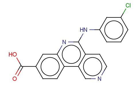5-[(3-氯苯基)氨基]-苯并[C]-2,6-萘啶-8-羧酸