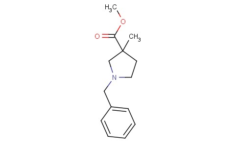 1-苄基-3-甲基吡咯烷-3-羧酸甲酯
