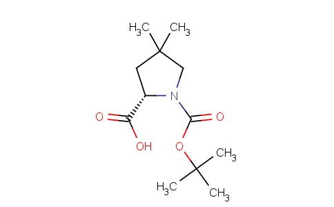 (S)-1-叔丁氧羰基-4,4-二甲基吡咯烷-2-羧酸