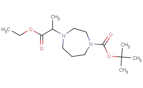 叔丁基4-(1-乙氧基-1-氧代丙烷-2-基)-1,4-二氮杂环庚烷-1-羧酸酯