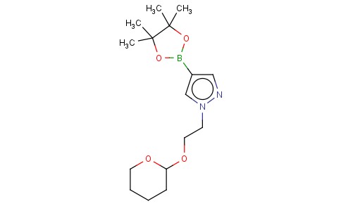 1-(2-(四氢-2H-吡喃-2-基氧基)乙基)-1H-4-吡唑基硼酸频哪醇酯