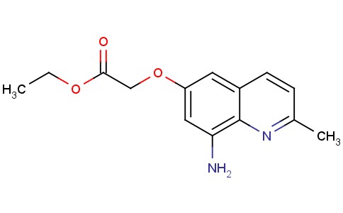 乙基[(2-甲基-8-氨基喹啉-6-基氧基)乙酸甲酯]