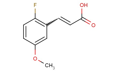 2-氟-5-甲氧基肉桂酸