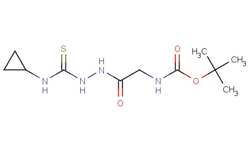 Tert-butyl 2-(2-(cyclopropylcarbamothioyl)hydrazinyl)-2-oxoethylcarbamate