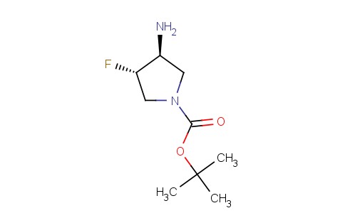 (3S,4S)-叔丁基-3-氨基-4-氟吡咯烷-1-羧基