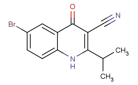 6-溴-2-异丙基-4-氧代-1,4-二氢喹啉-3-甲腈