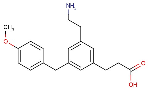 3-(3-(2-氨乙基)-5-(4-甲氧基苄基)苯基)丙酸