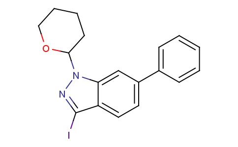 3-碘-6-苯基-1-(四氢-2H-吡喃-2-基)-1H-吲唑
