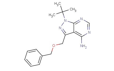 3-(苄氧基甲基)-1-叔丁基-1H-吡唑[3,4-d]嘧啶-4-胺