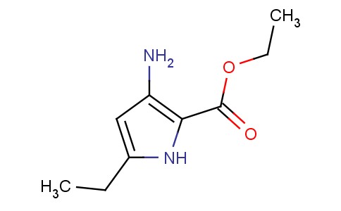 3-氨基-5-乙基-1H-吡咯-2-甲酸乙酯