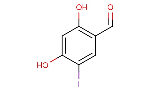 2,4-二羟基-5-碘-苯甲醛
