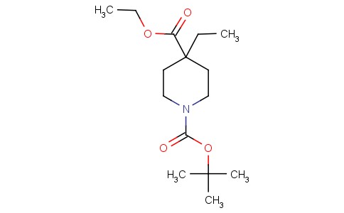 N-BOC-4-乙基-4-哌啶甲酸乙酯