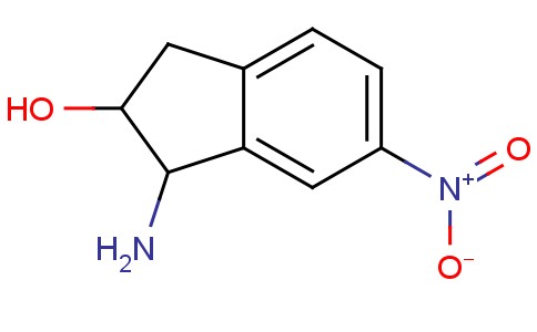 1-氨基-6-硝基-茚满-2-醇