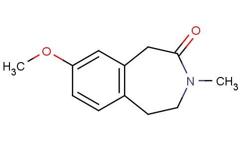 8-甲氧基-3-甲基-1,3,4,5-四氢-苯并[d]氮杂环庚烯-2-酮