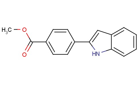 4-(1H-吲哚-2-基)苯甲酸甲酯