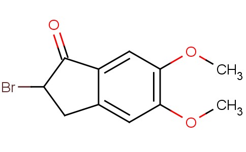 2-溴-5,6-二甲氧基-茚满-1-酮