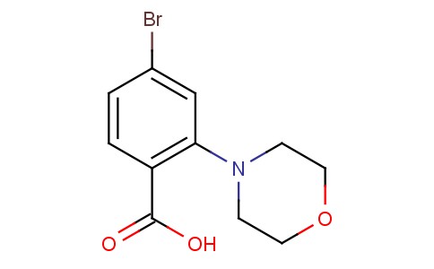 4-Bromo-2-morpholin-4-yl-benzoic acid