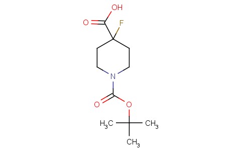 1-Boc-4-氟-4-哌啶羧酸