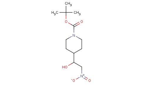 4-(1-羟基-2-硝基-乙基)-哌啶-1-羧酸叔丁基酯
