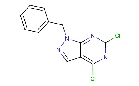 1-Benzyl-4,6-dichloro-1H-pyrazolo[3,4-d]pyrimidine