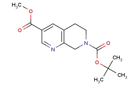 7-Tert-butyl 3-methyl 5,6-dihydro-1,7-naphthyridine-3,7(8H)-dicarboxylate