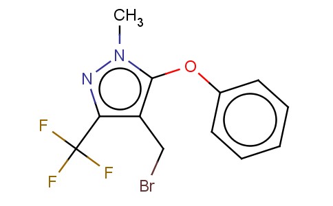 4-(Bromomethyl)-1-methyl-5-phenoxy-3-(trifluoromet
