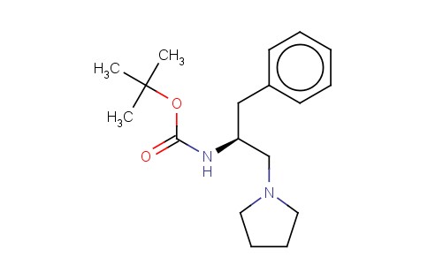 (S)-1-N-Boc-2-phenyl-1-pyrrolidin-1-ylmethyl-ethylamine