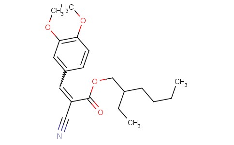 2-乙基己基酯的α-氰基-3,4-二甲氧基肉桂酸