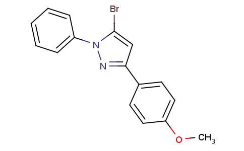 5-Bromo-3-(4-methoxyphenyl)-1-phenyl-1H-pyrazole