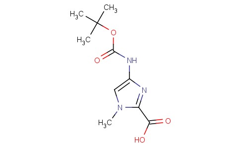 4-叔丁氧羰基氨基-1-甲基-1H-咪唑-2-甲酸
