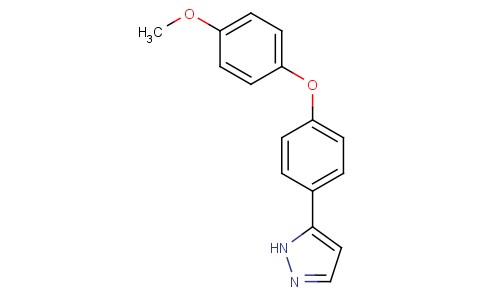5-[4-(4-Methoxyphenoxy)phenyl]-1H-pyrazole