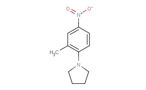 5-Nitro-2-(1-pyrrolidinyl)toluene