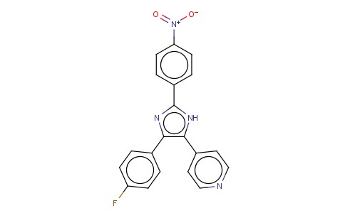4-[4-(4-氟苯基)-2-(4-硝基苯基)-1H-咪唑-5-基]吡啶