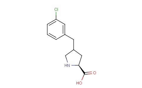 (2S)-4-(3-氯苄基)吡咯烷-2-羧酸