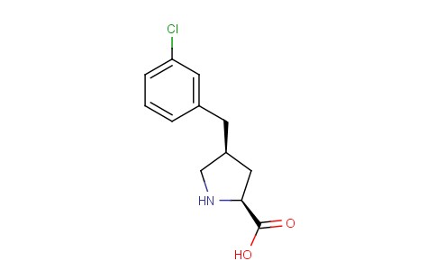 (2S,4S)-4-(3-chlorobenzyl)pyrrolidine-2-carboxylic acid