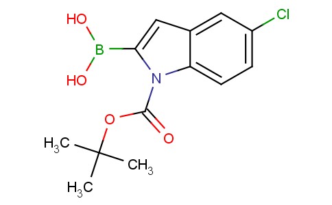 1-Boc-5-chloro-1h-indole-2-boronic acid