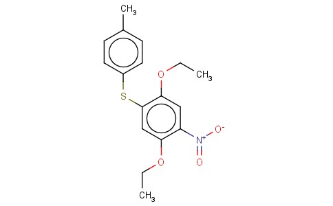 2,5-二乙氧基-4-((4-甲基苯基)硫)硝基苯