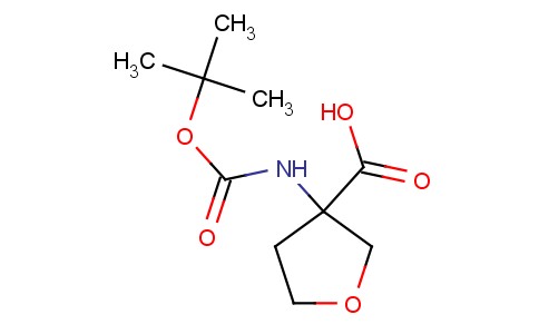 3-(叔丁氧基羰基氨基)四氢呋喃-3-羧酸