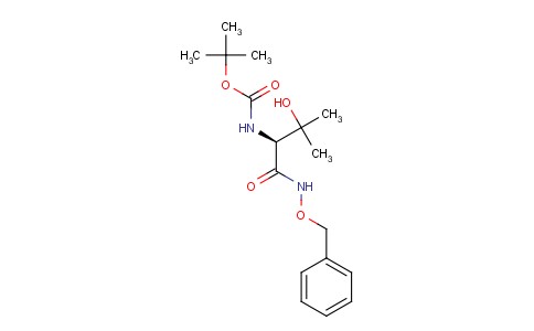 (S)-2-(N-Boc-amino)-N-benzyloxy-3-hydroxy-3-methylbutyramide 