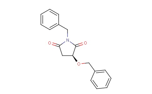 (S)-1-苄基-3-(苄氧基)吡咯烷-2,5-二酮