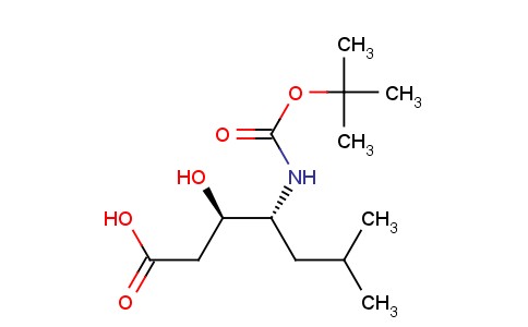 (3R,4R)-4-(叔丁氧羰基氨基)-3-羟基-6-甲基庚酸