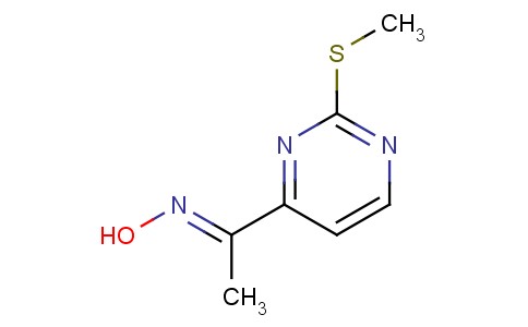 (E)-1-(2-(methylthio)pyrimidin-4-yl)ethanone oxime