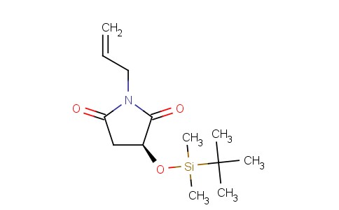 (S)-1-烯丙基-3-(叔丁基二甲基甲硅烷氧基)吡咯烷-2,5-二酮