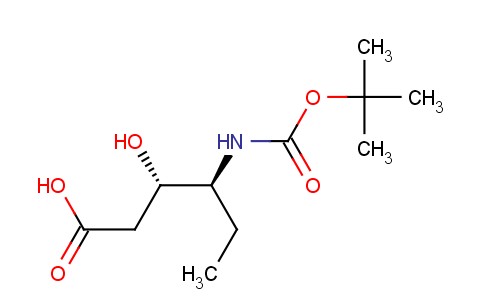(3S,4S)-4-(tert-butoxycarbonylamino)-3-hydroxyhexanoic acid