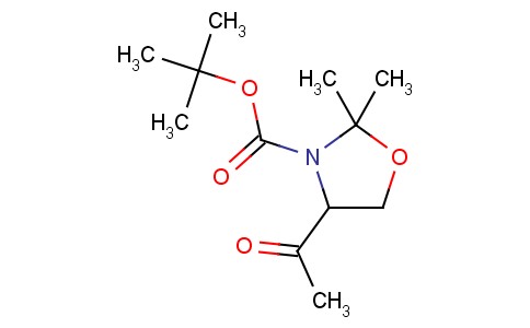 4-乙酰基-2,2-二甲基恶唑烷-3-甲酸叔丁基酯