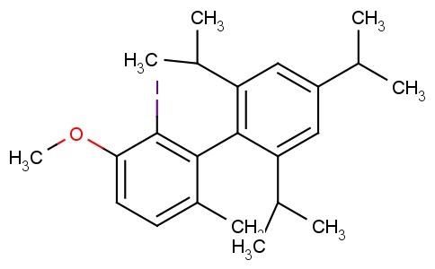 2-Iodo-3-methoxy-6-methyl-2',4',6'-tri-i-propyl-1,1'-biphenyl