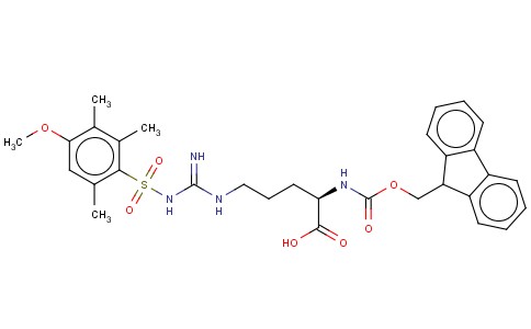 N-Fmoc-N'-(4-甲氧基-2,3,6-三甲基苯磺酰基)-D-精氨酸